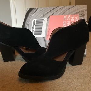 Jeffrey Campbell Black Ankle Booties